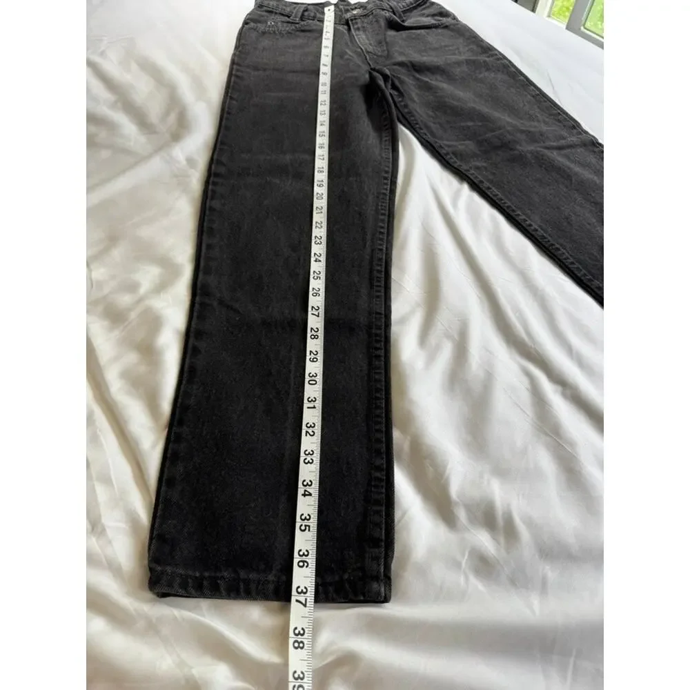 Vintage 90s Levi's 550 Student Orange Tab USA Black Jeans W27 L28 Relaxed Fit